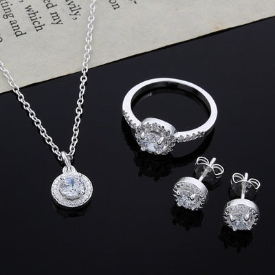 Zirconia Elegance: Complete Jewelry Set for Timeless Beauty