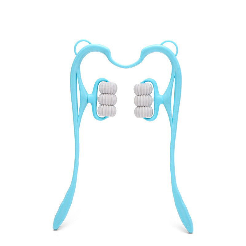 Manual Cervical Clamp Neck Clamp Neck Kneading Roller Neck Massage Instrument Household Hand-held Roller Neck Clamp