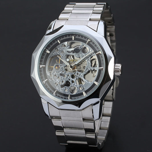 One-piece Delivery Winner Watch T-WINNER Automatic Mechanical Watch Men's Automatic Mechanical Watch Steel Belt